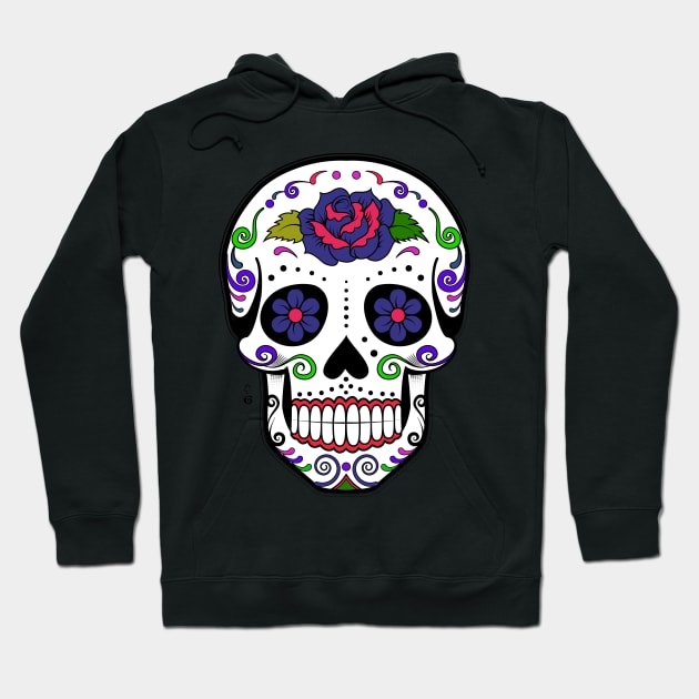 Sugar skull Hoodie by HagalArt